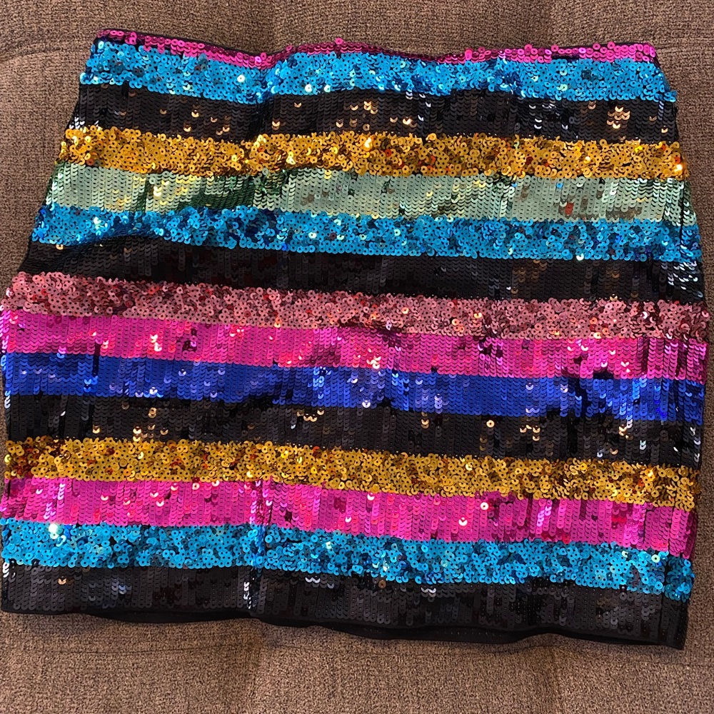 Multicolored skirt from Express.